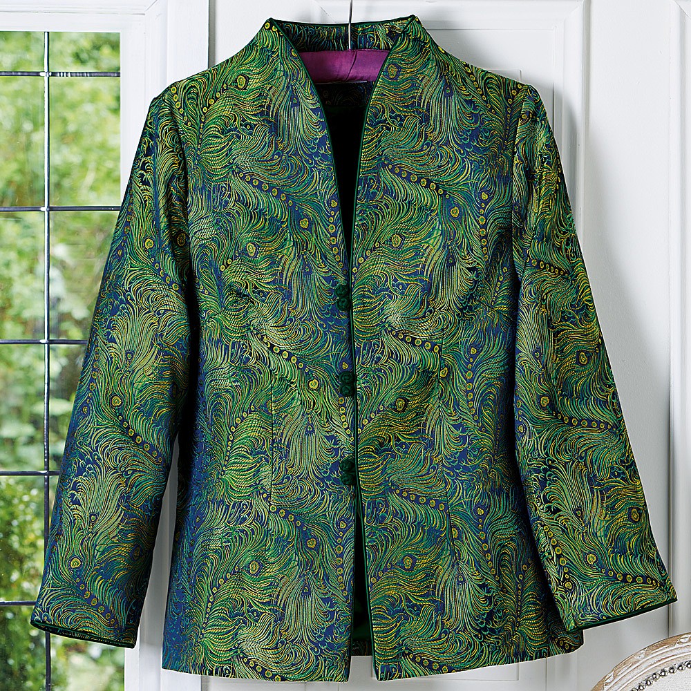Buy Peacock Brocade Jacket from Museum Selection.