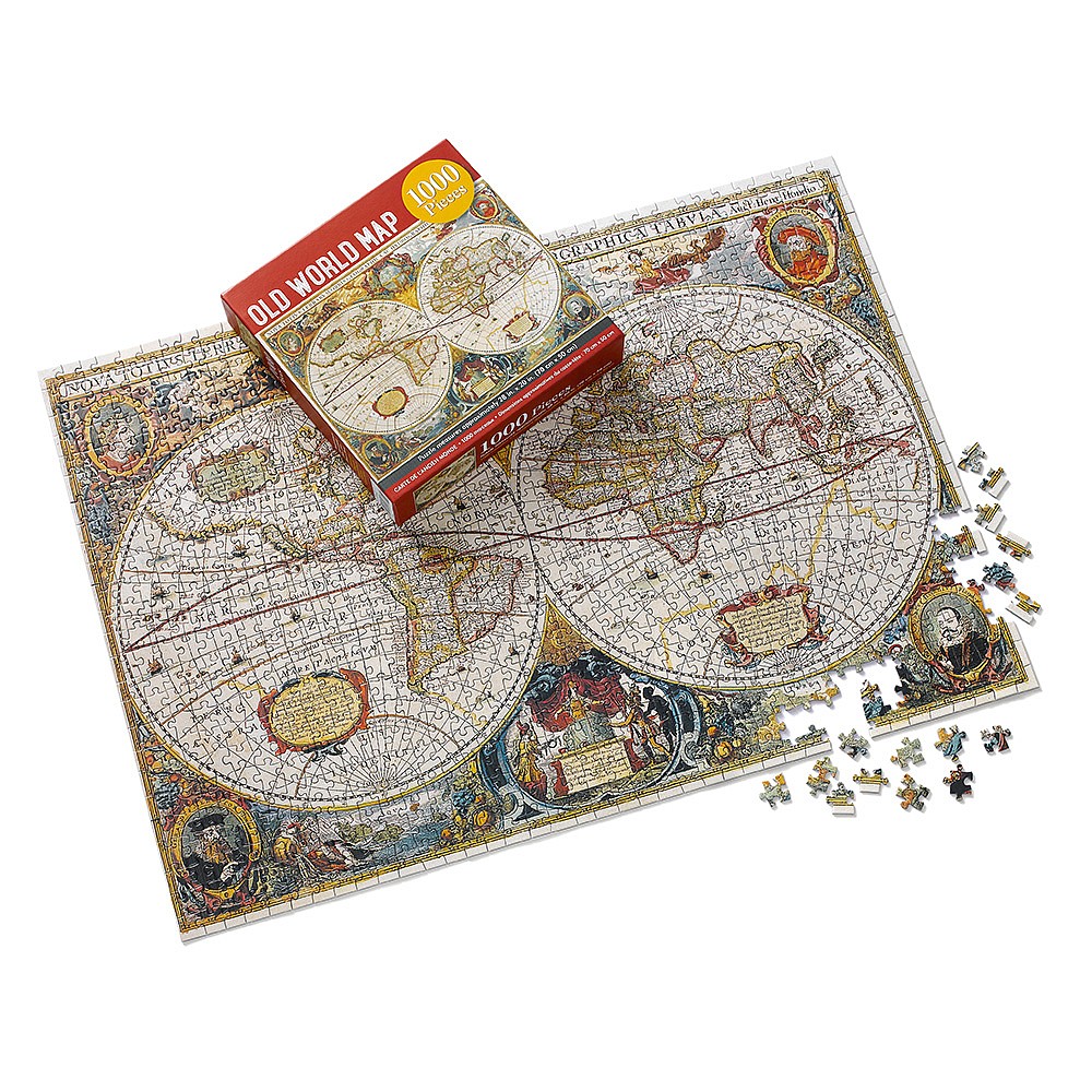 Old World Map Jigsaw Traditional Jigsaw Puzzles Museum Selection