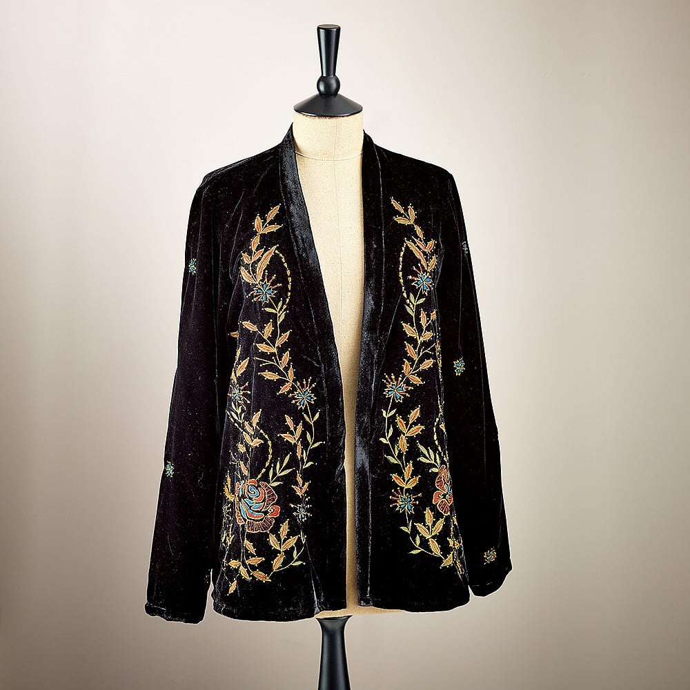 Embroidered Velvet Tudor Jacket 