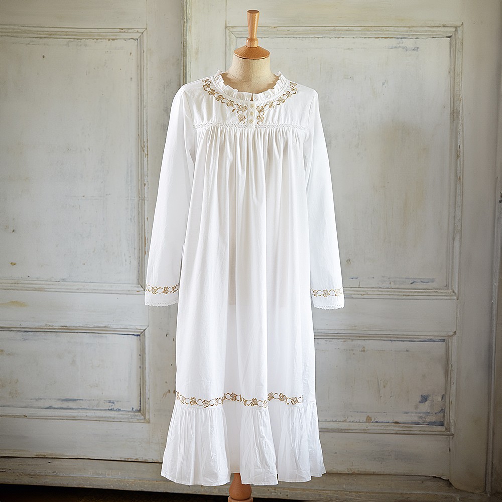 Old fashioned white nightgown sale