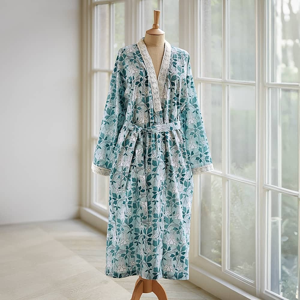 Summer Floral Cotton Tunic