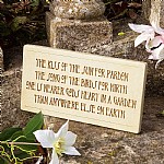 Kiss Of The Sun Plaque | Garden Plaques | Museum Selection