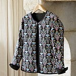 Lotus Flower Quilted Jacket | Museum Selection